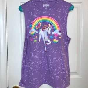 Lisa Frank Cut Off Tee